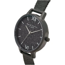 Black Stainless Steel Dress Watch