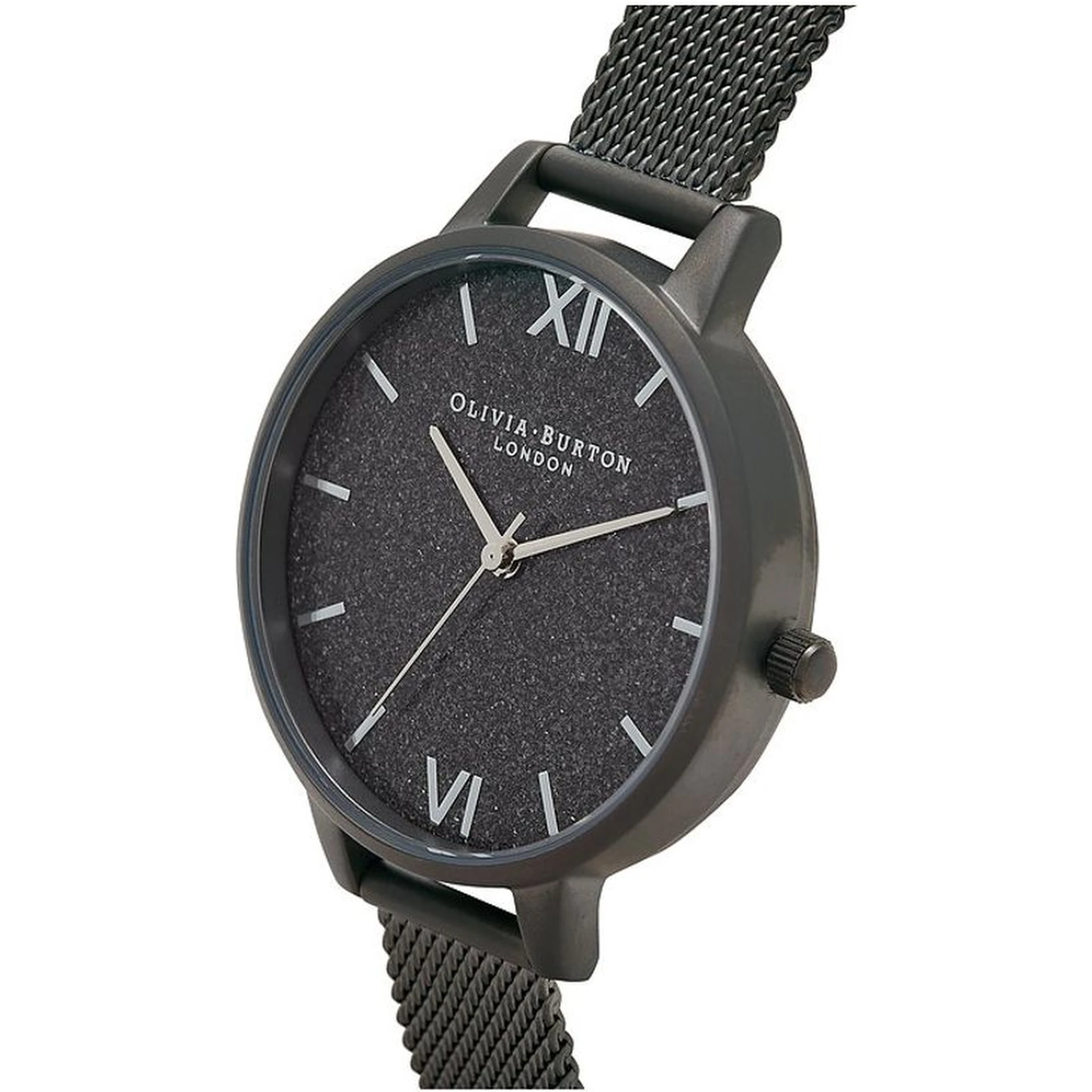 Black Stainless Steel Dress Watch