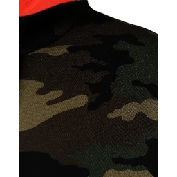 Multicolor Camouflage Hooded Men Sweatshirt Sweater