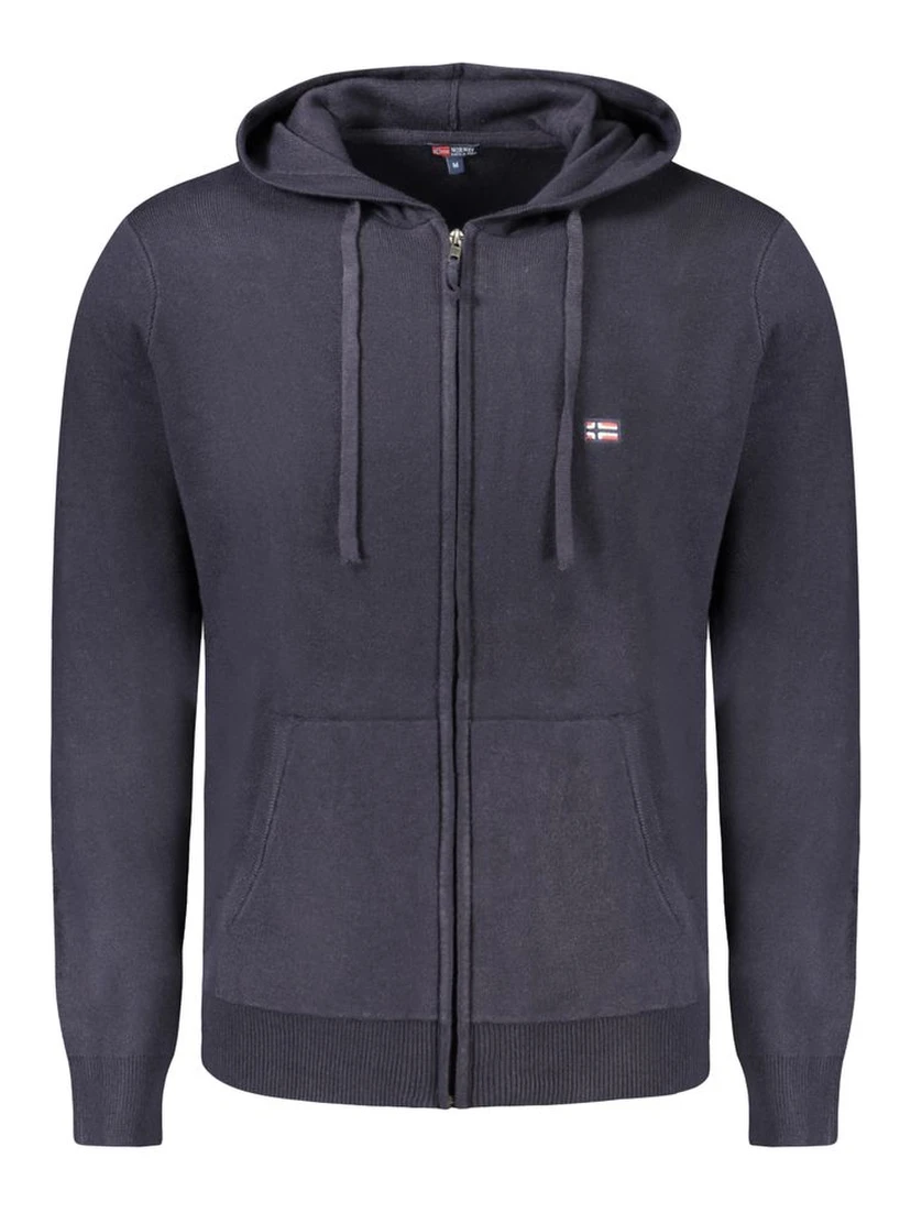 Blue Polyester Sweater