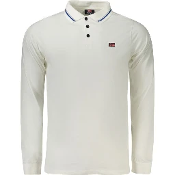 White Cotton Polo Shirt