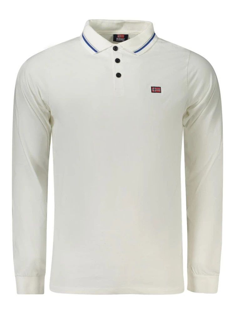 White Cotton Polo Shirt
