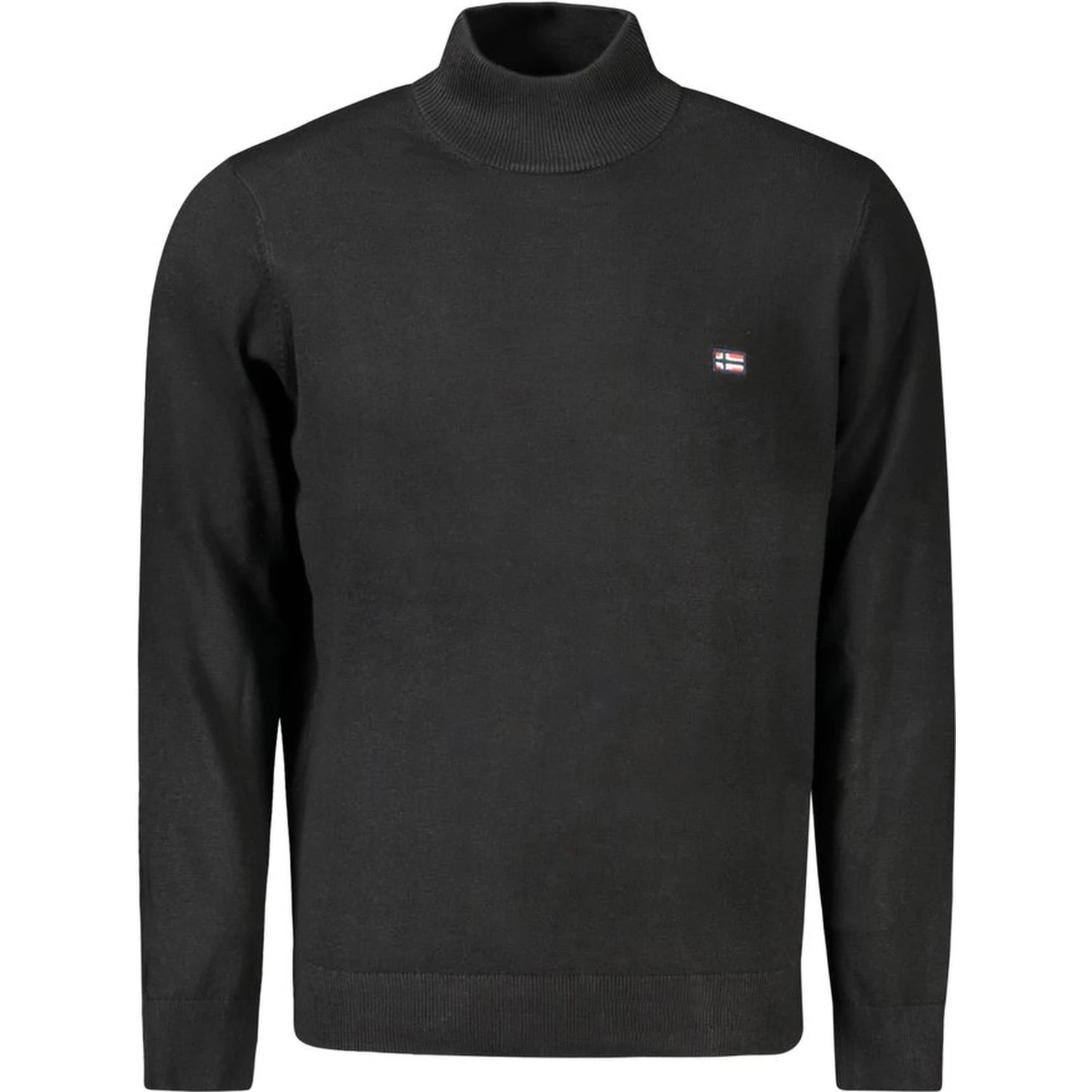 Black Polyester Sweater