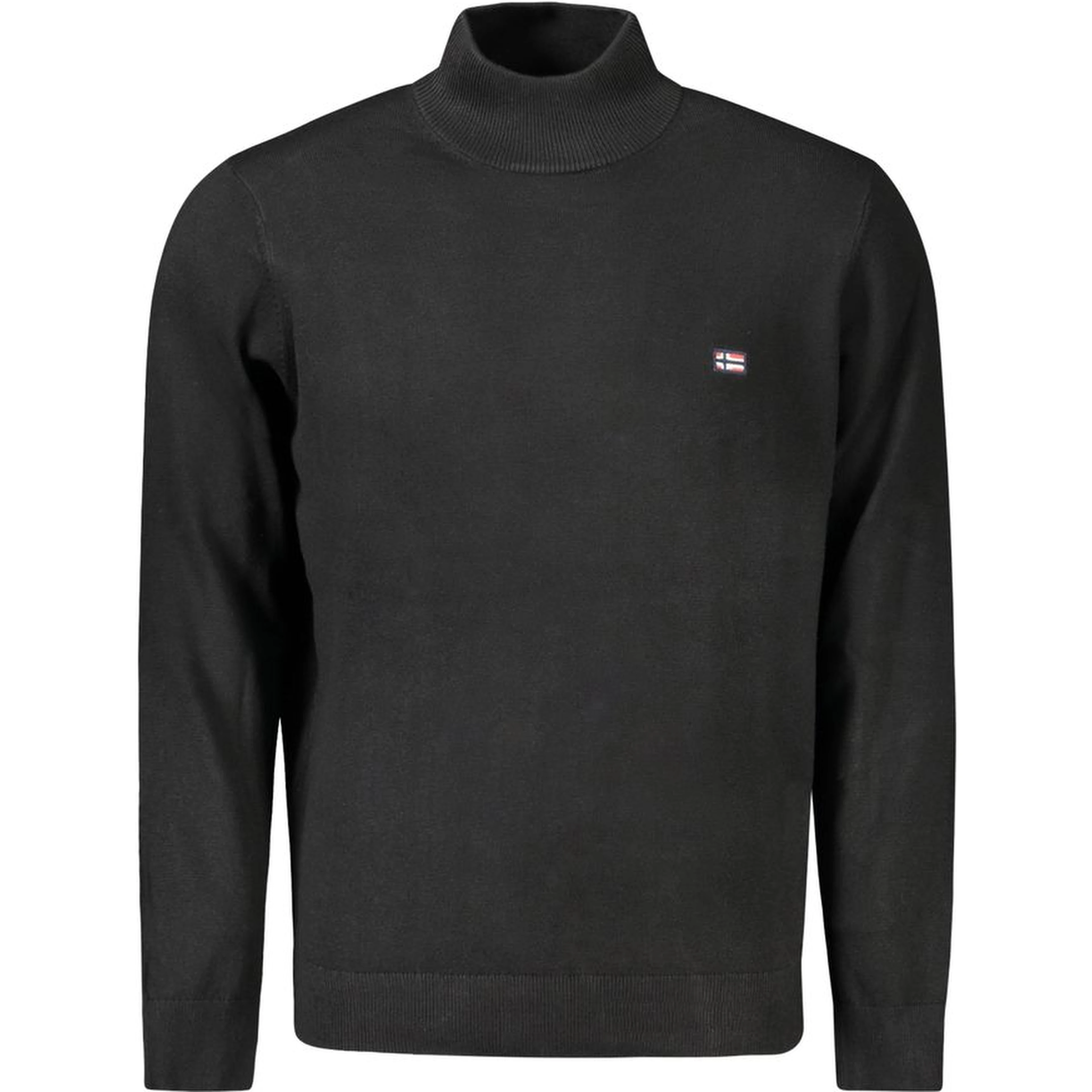 Black Polyester Sweater