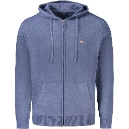 Blue Polyester Sweater