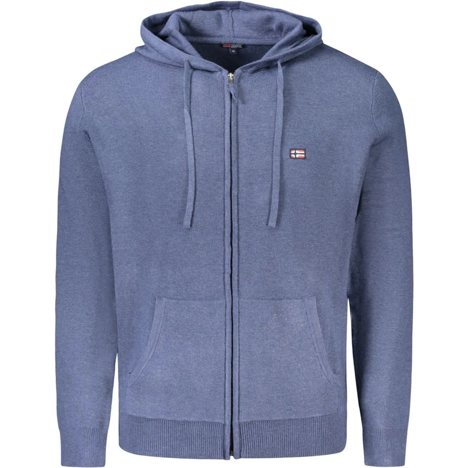 Blue Polyester Sweater