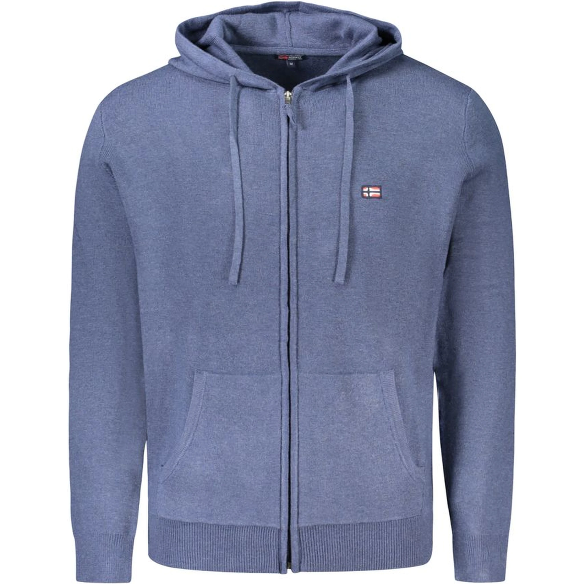 Blue Polyester Sweater