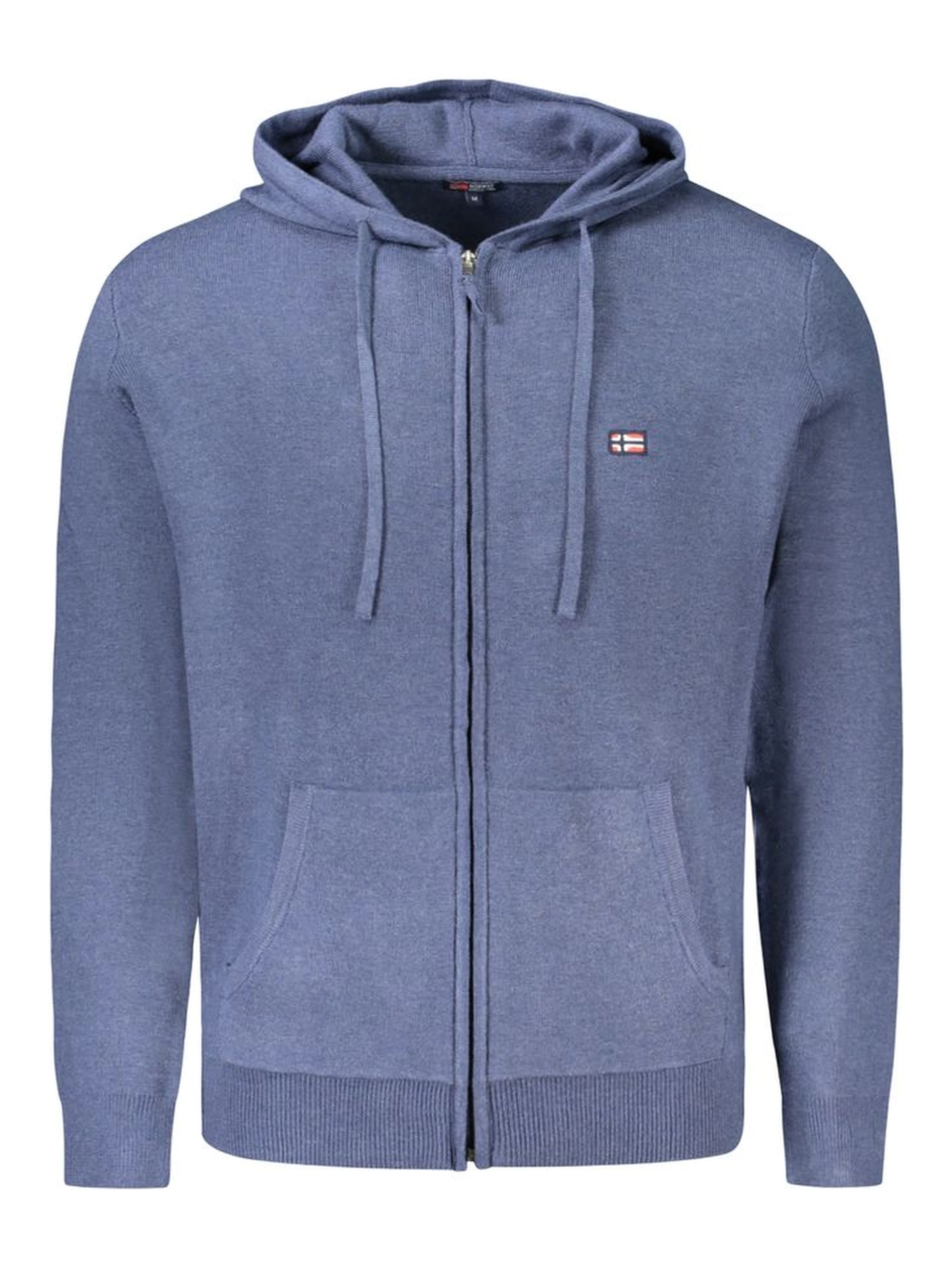 Blue Polyester Sweater