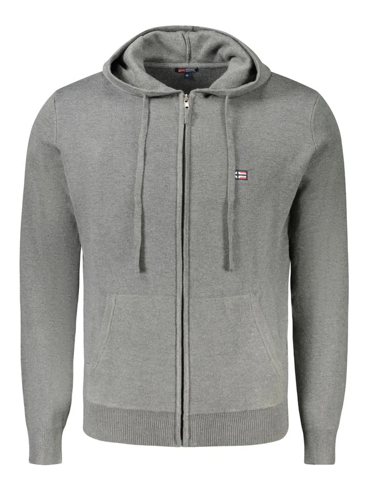 Gray Polyester Sweater