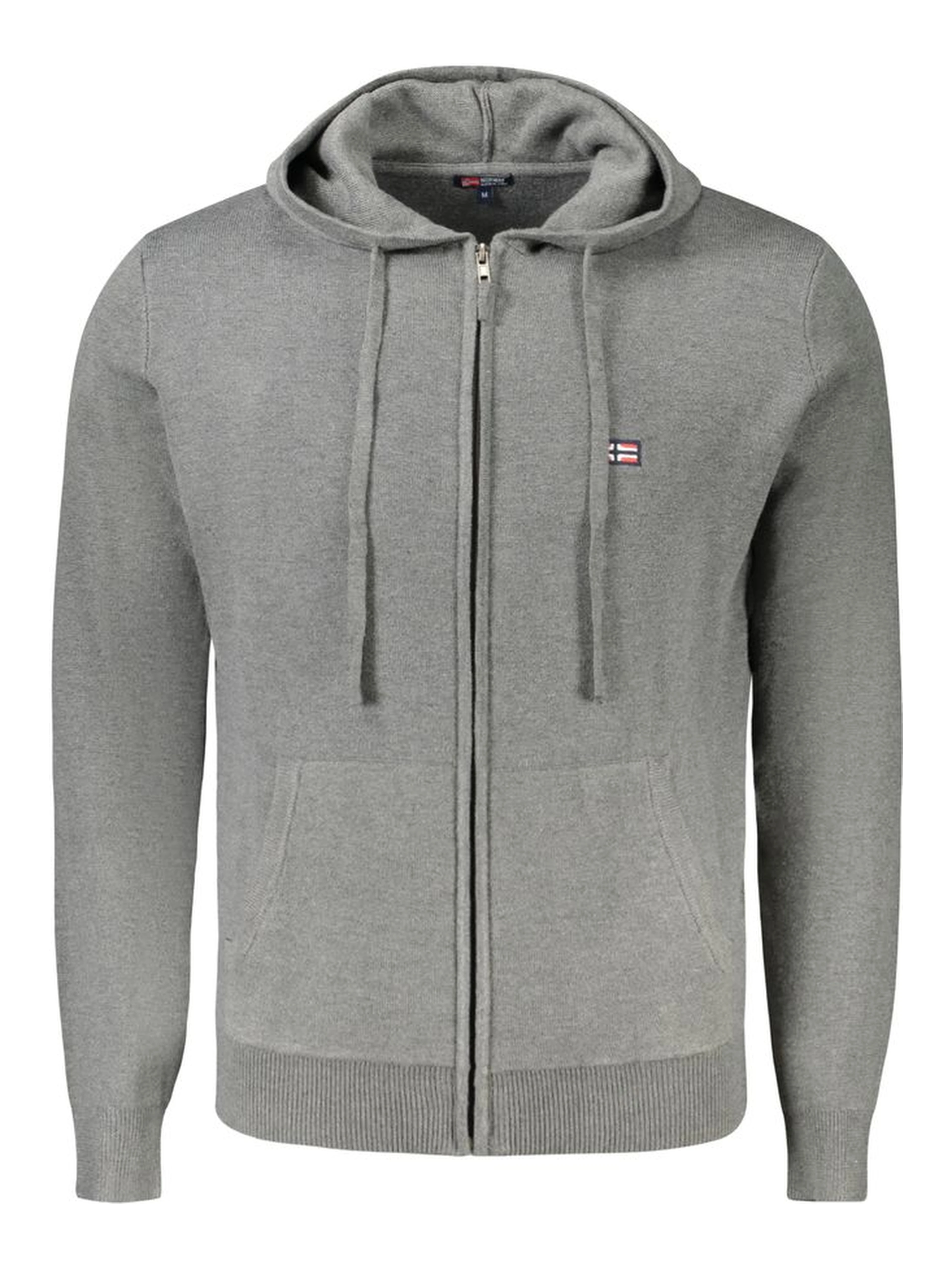 Gray Polyester Sweater