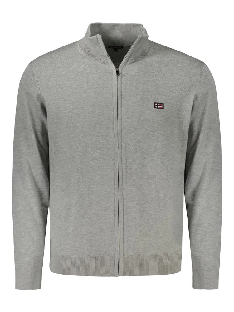 Gray Polyester Sweater