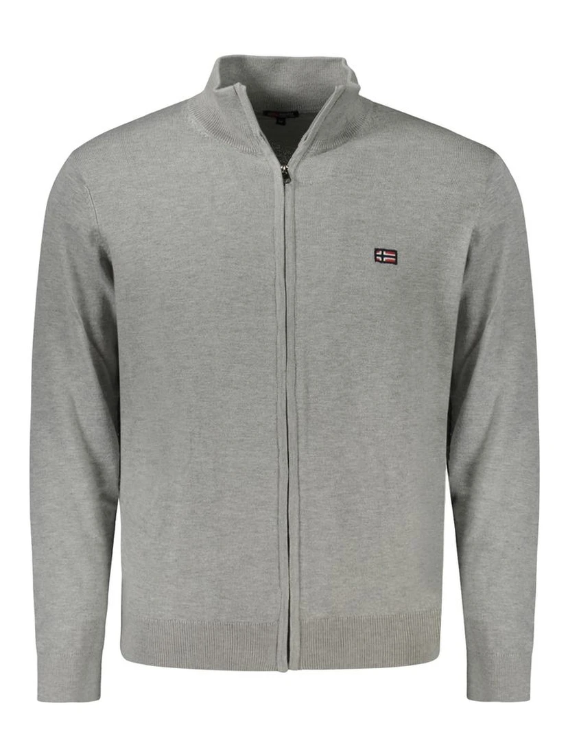 Gray Polyester Sweater
