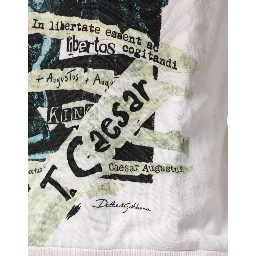 White Caesar Cotton Hooded Pullover Sweater