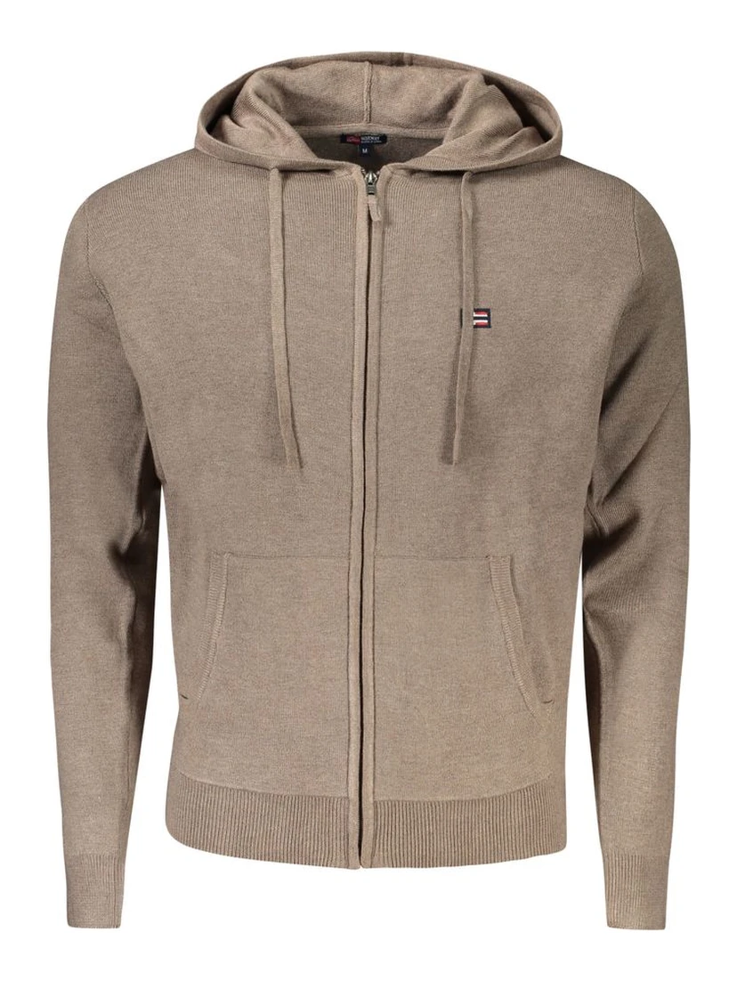 Brown Polyester Sweater