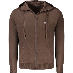 Brown Polyester Sweater