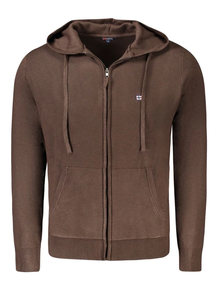 Brown Polyester Sweater