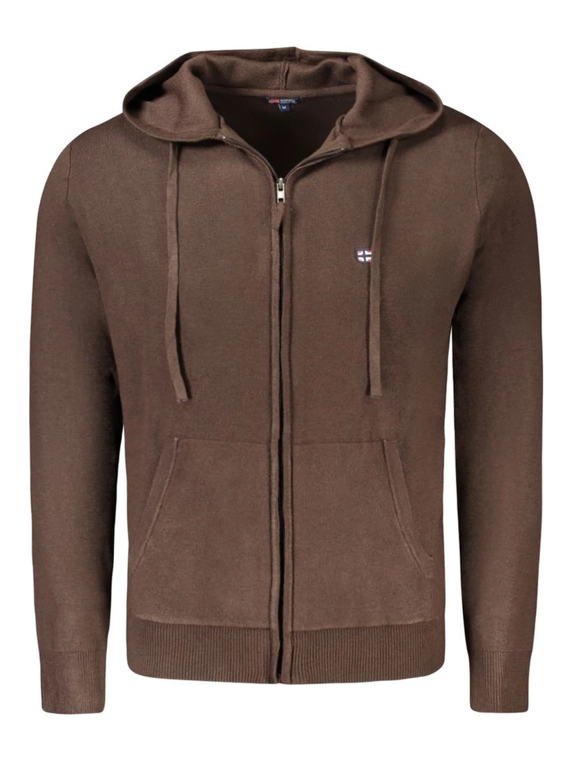 Brown Polyester Sweater
