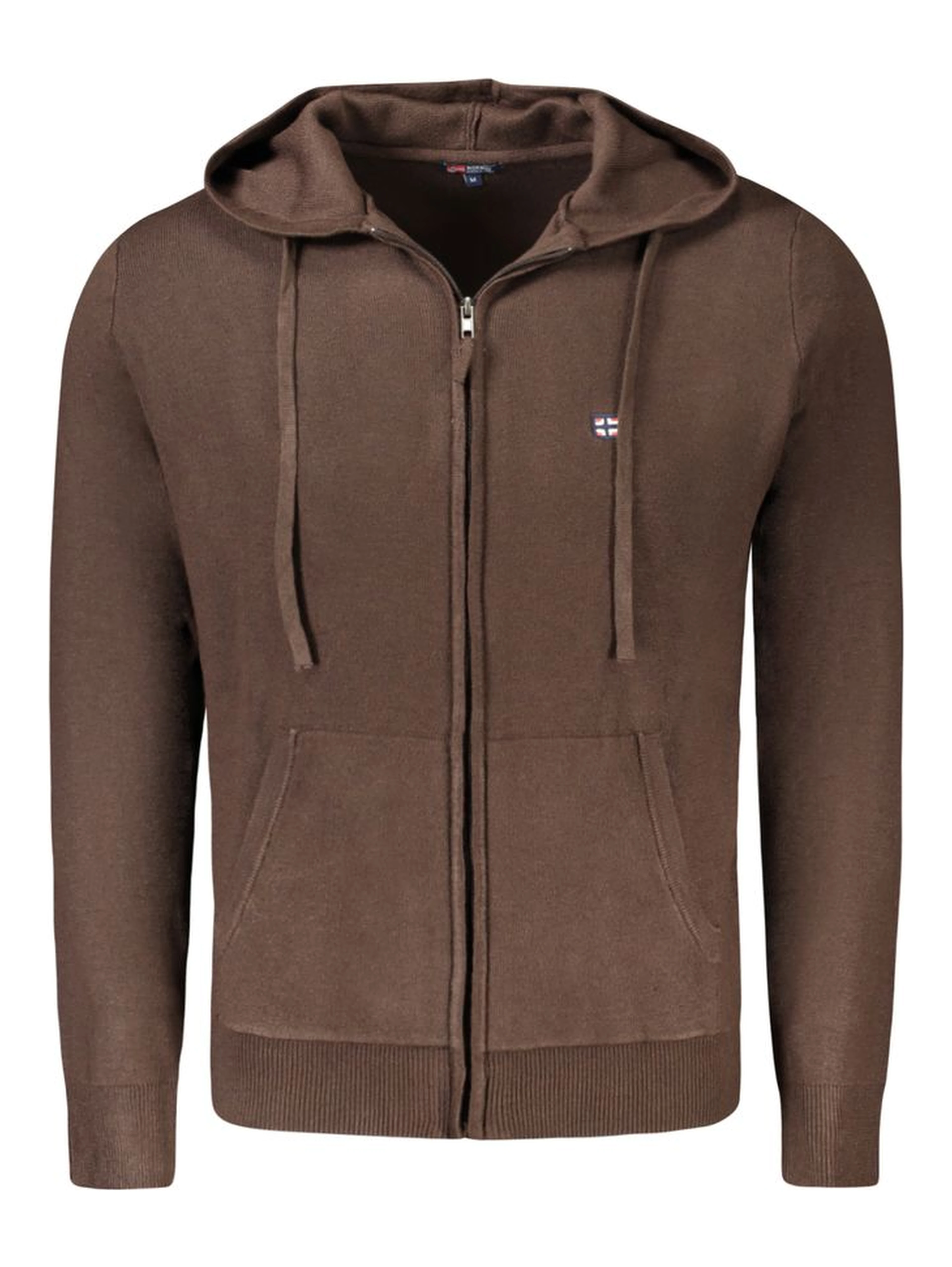 Brown Polyester Sweater