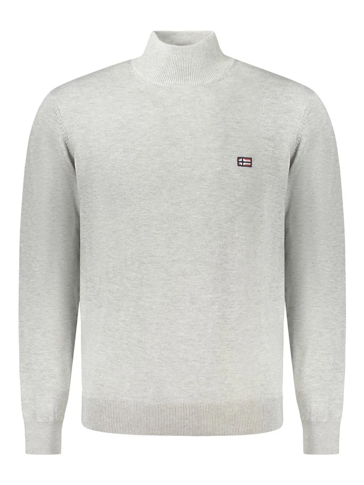 Gray Polyester Sweater
