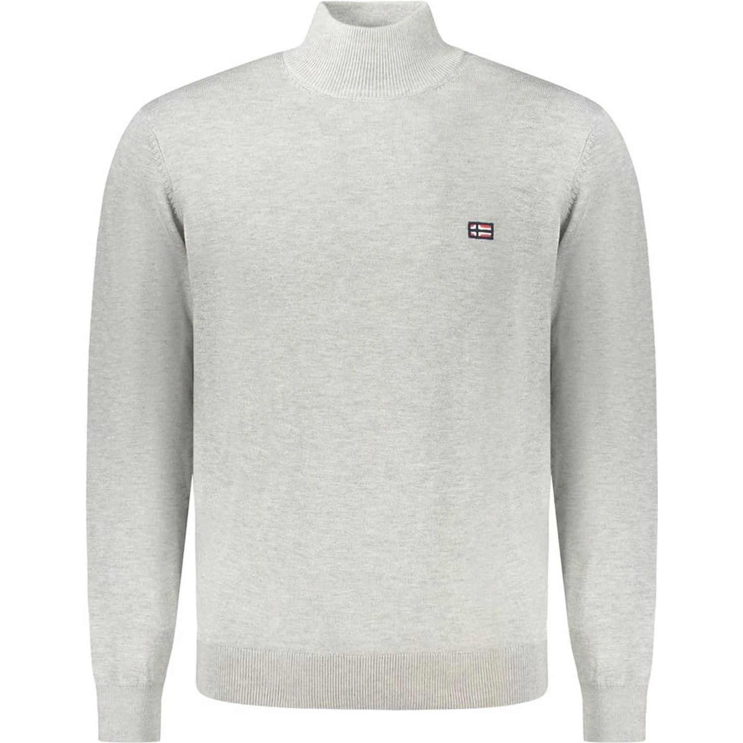 Gray Polyester Sweater