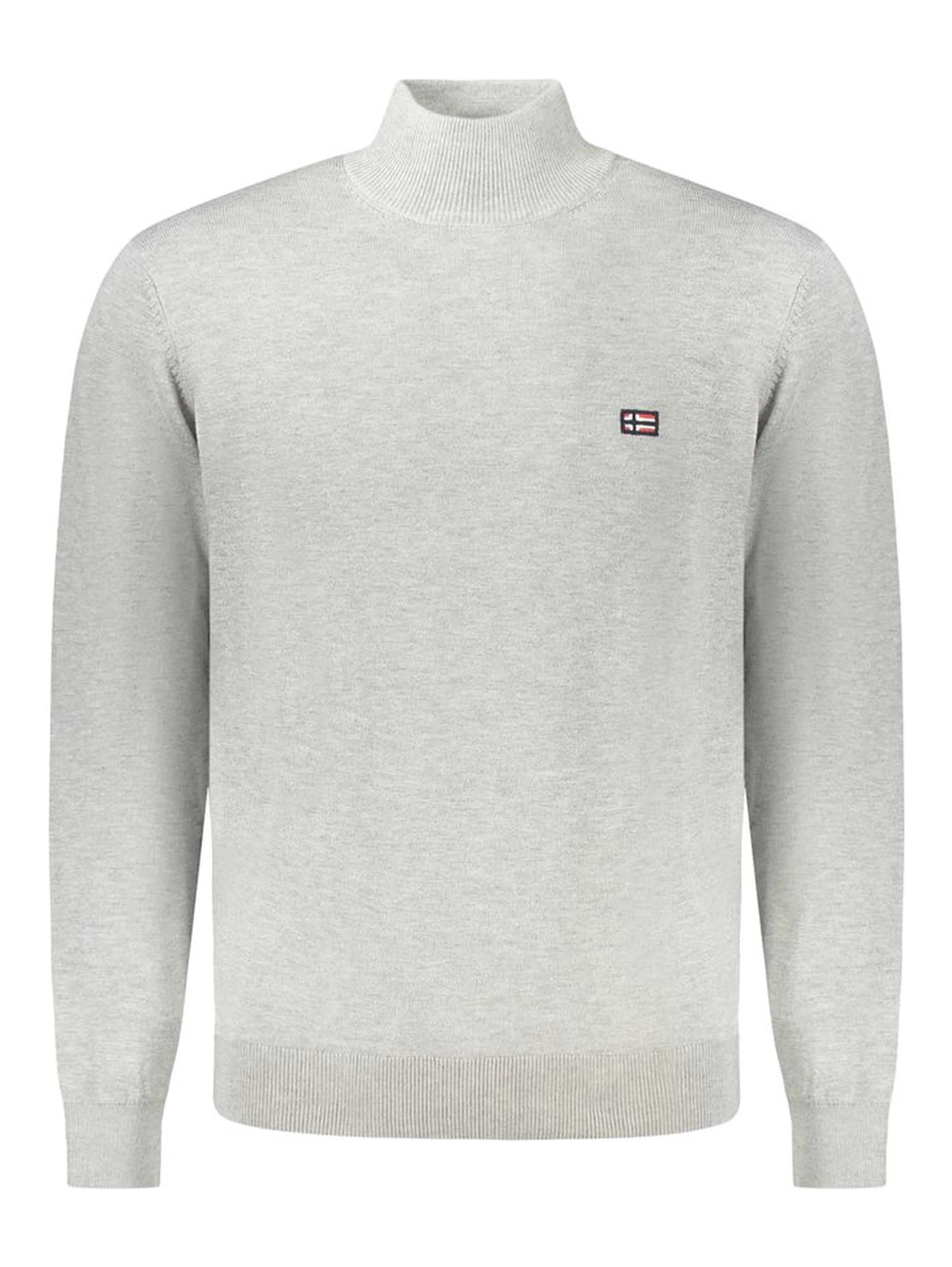 Gray Polyester Sweater