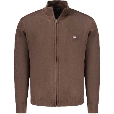 Brown Polyester Sweater