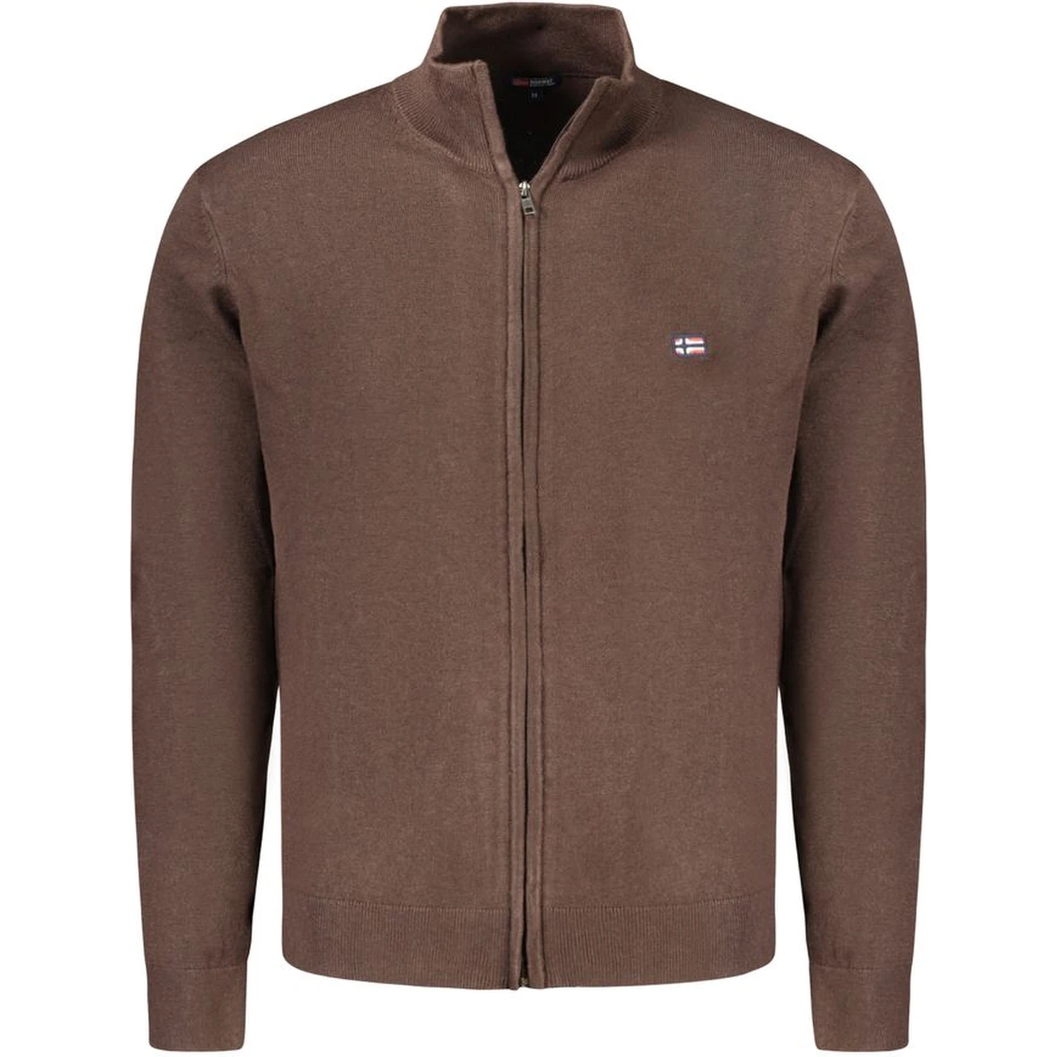 Brown Polyester Sweater