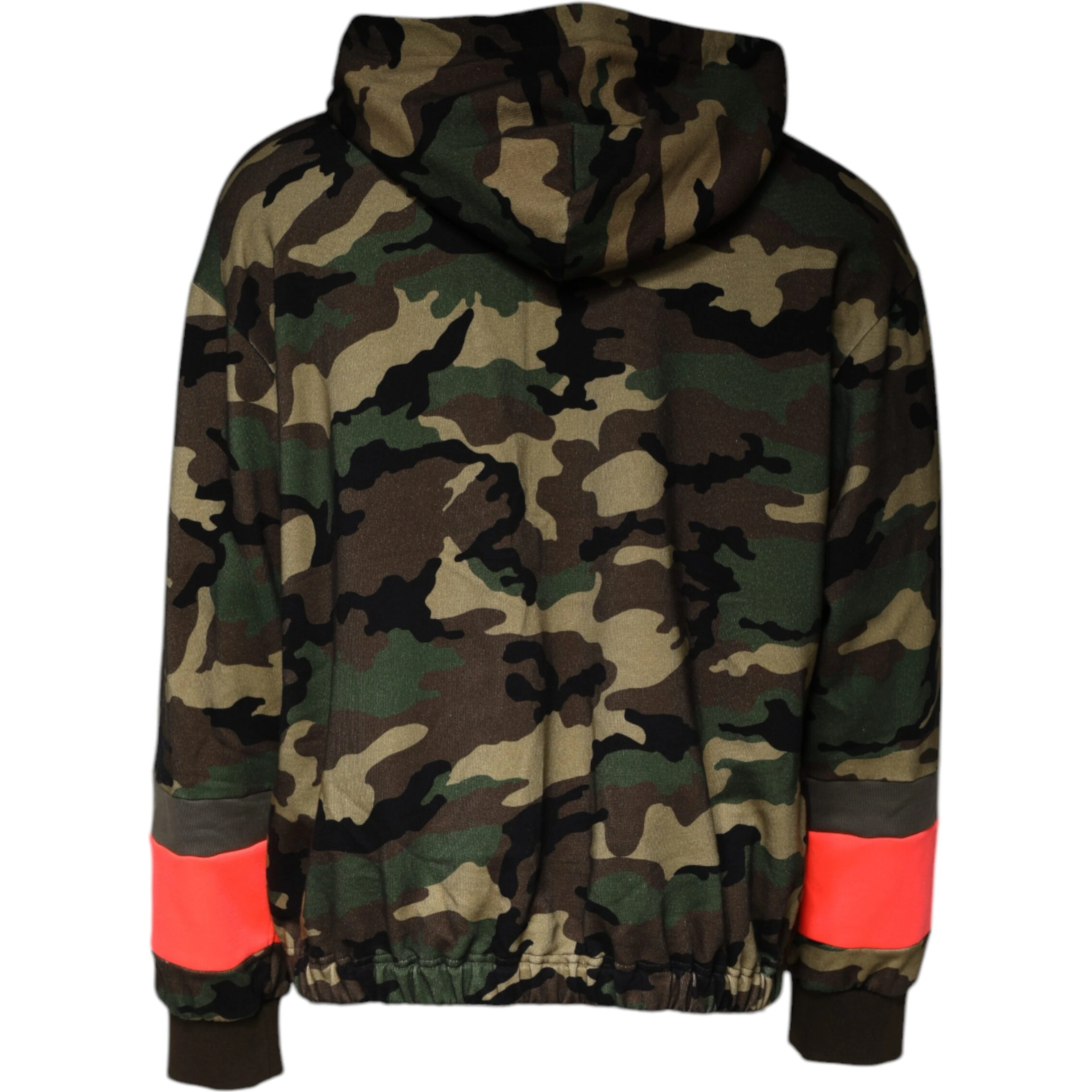 Multicolor Camouflage Hooded Men Sweatshirt Sweater