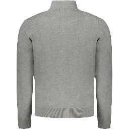 Gray Polyester Sweater