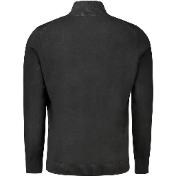 Black Polyester Sweater