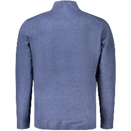 Blue Polyester Sweater