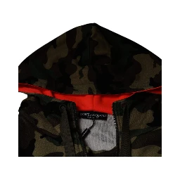 Multicolor Camouflage Hooded Men Sweatshirt Sweater