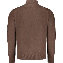 Brown Polyester Sweater