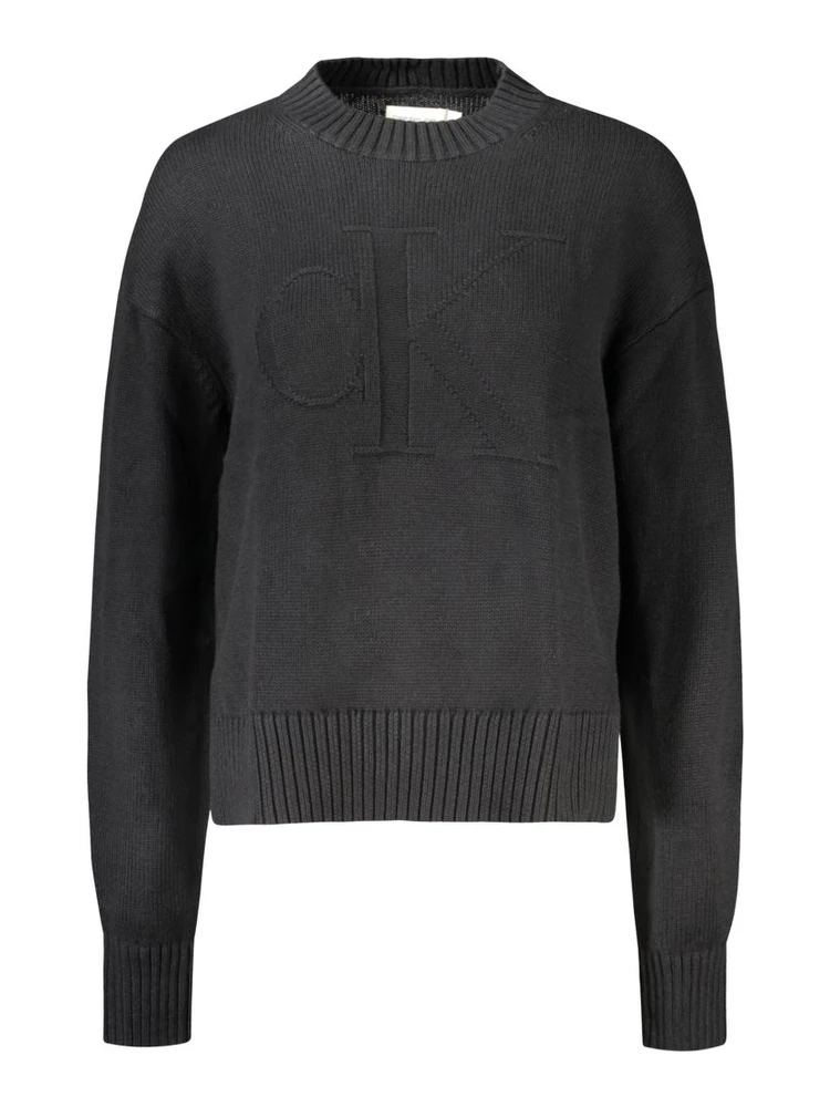 Black Cotton Sweater
