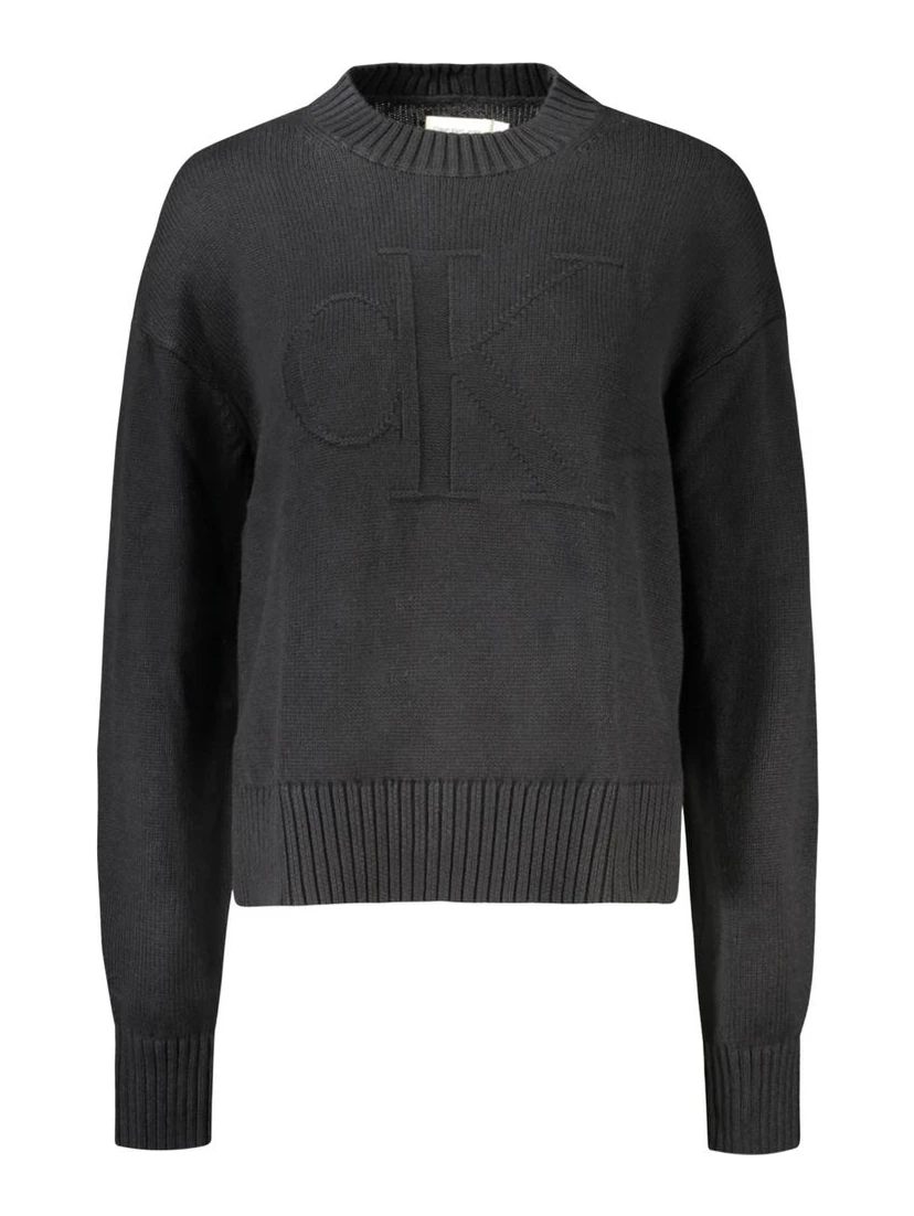 Black Cotton Sweater