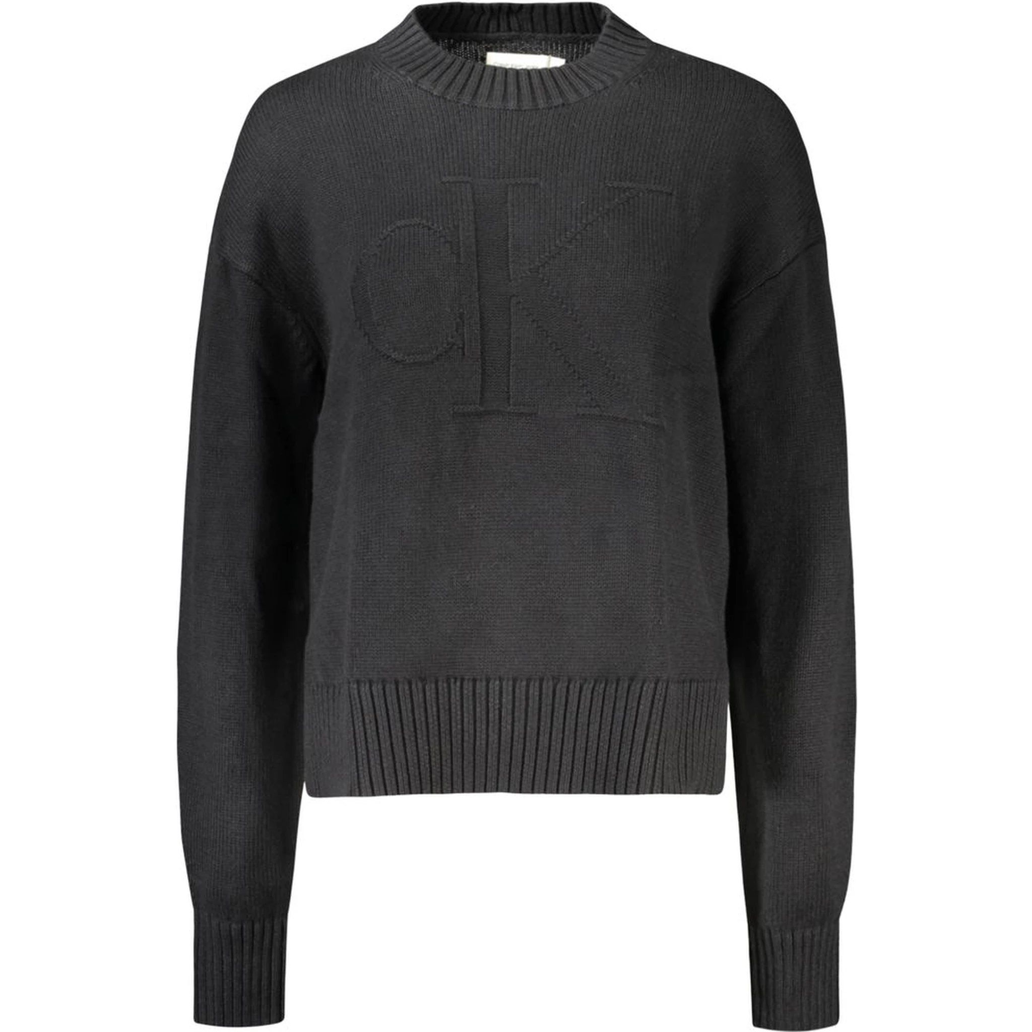 Black Cotton Sweater