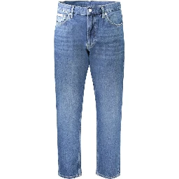 Blue Cotton Jeans Denim