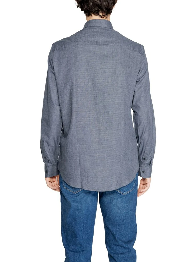 Blue Cotton Dress Shirt alternative