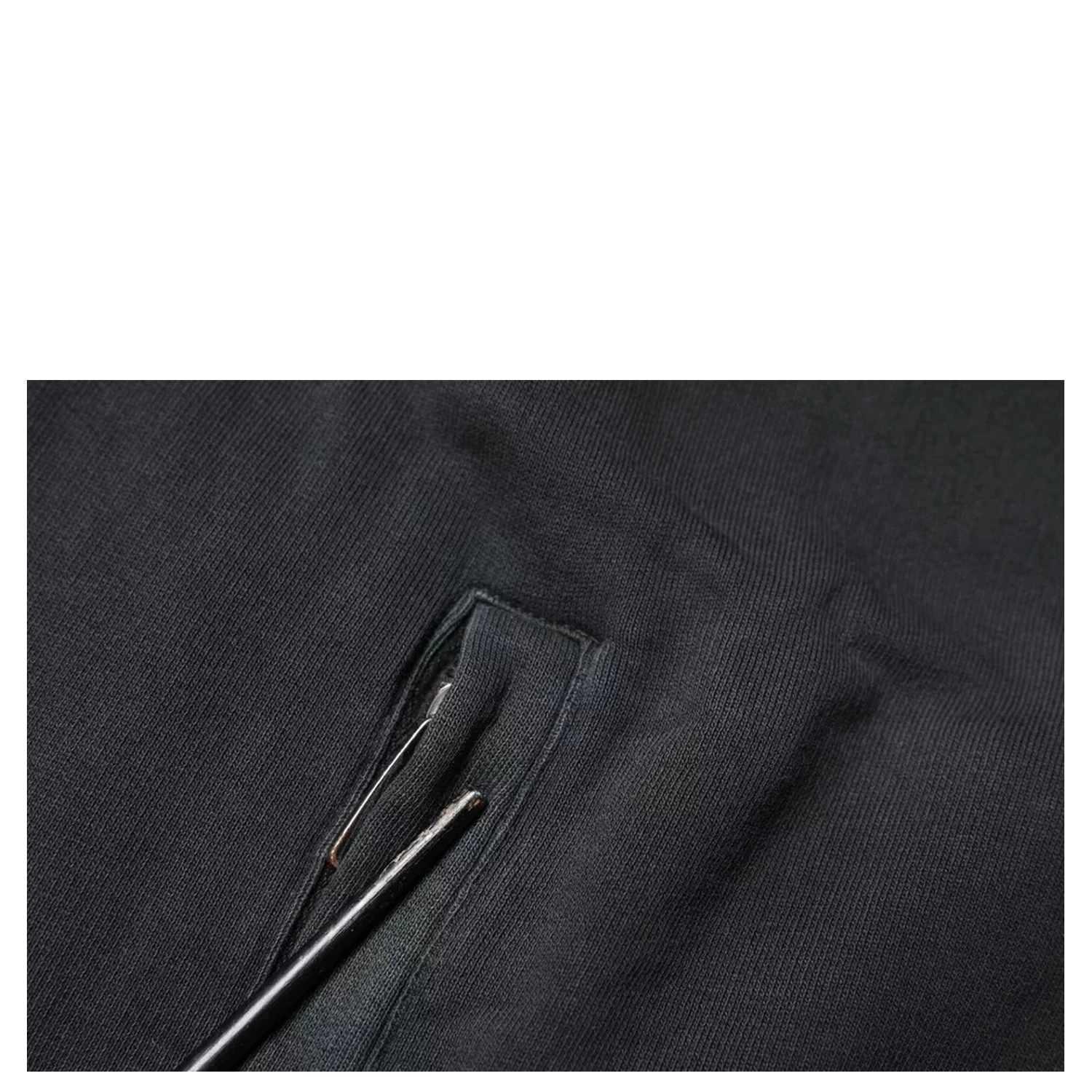Black Logo Plaque Hooded Full Zip Sweater