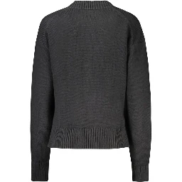 Black Cotton Sweater