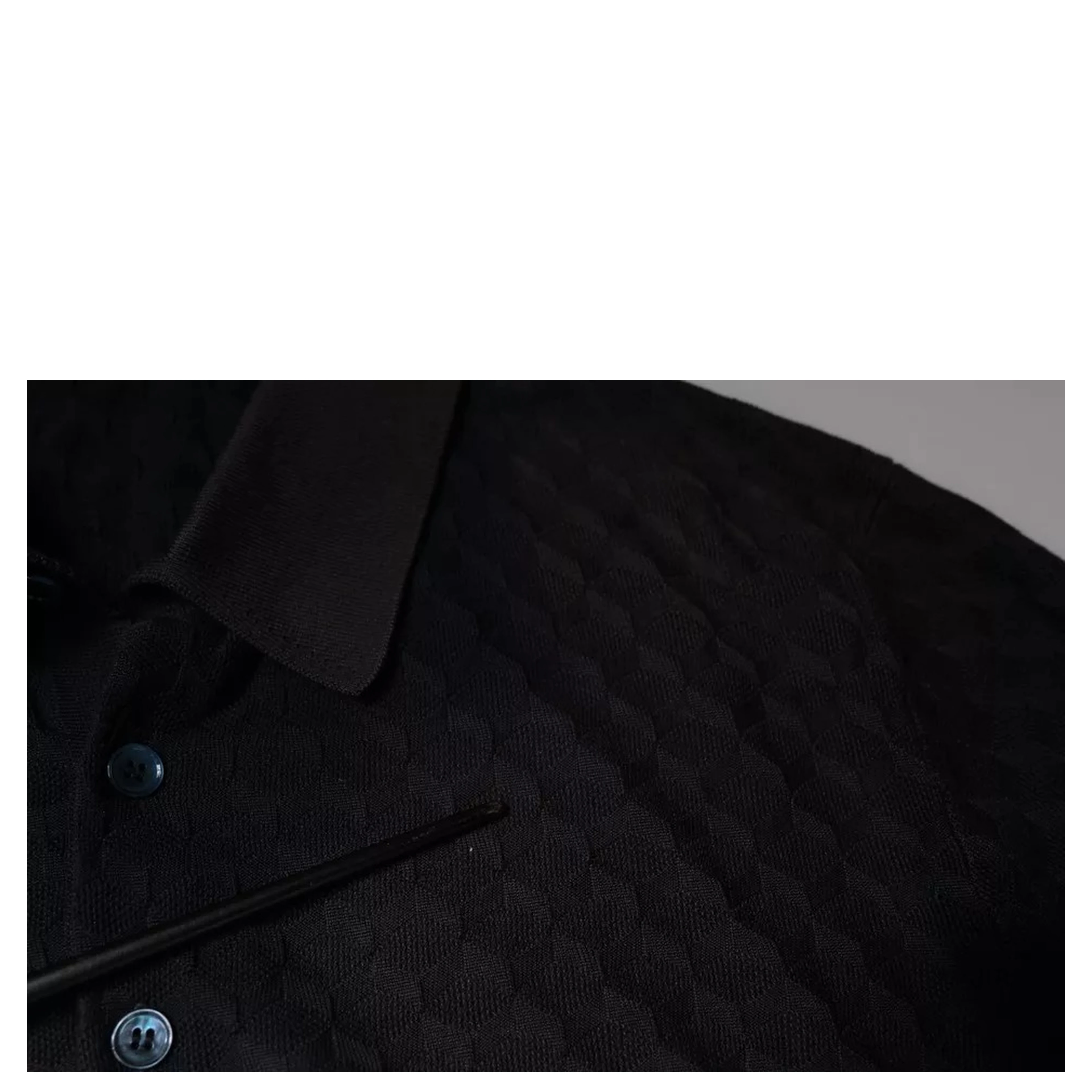 Multicolor Silk Button Down Collared T-shirt