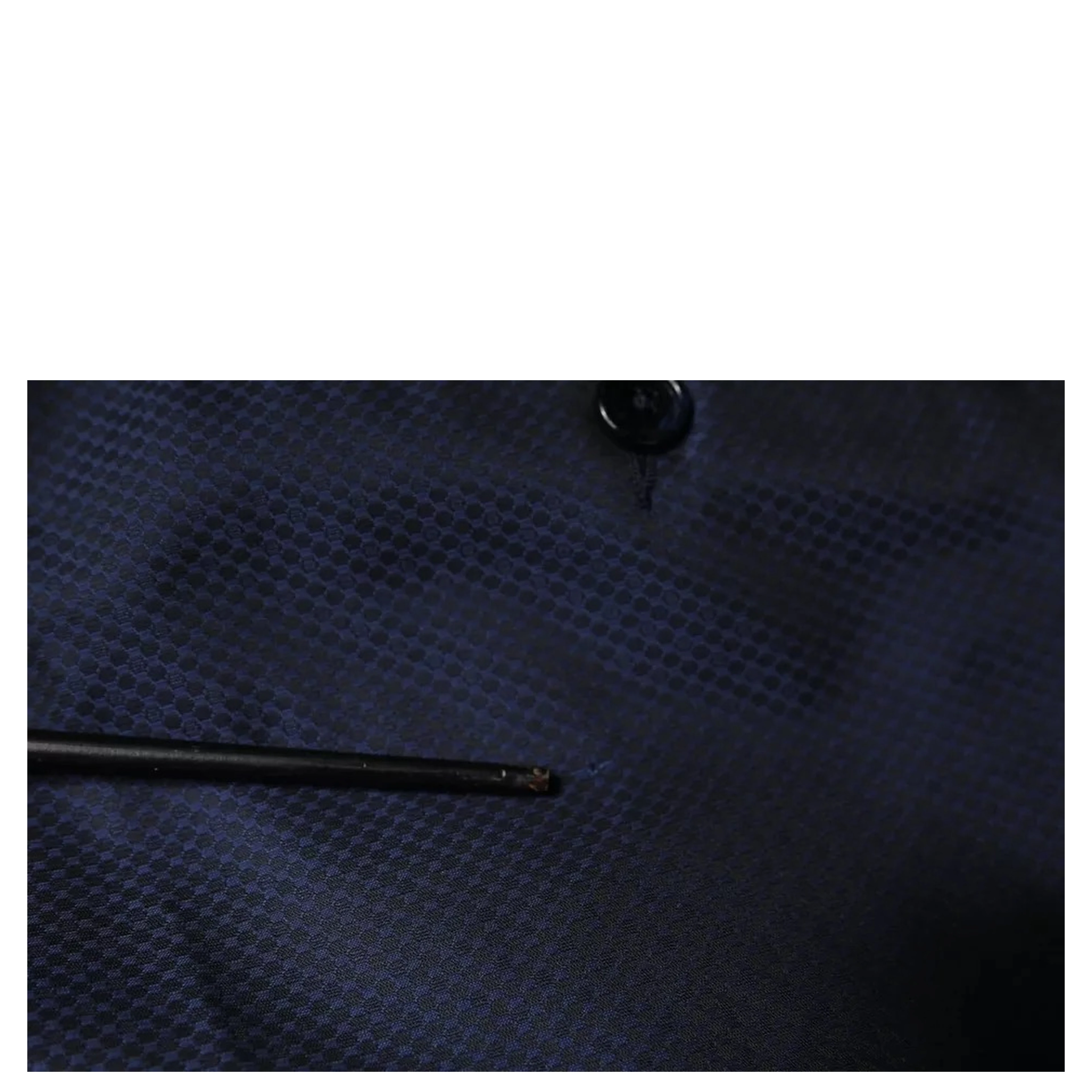 Blue Polyester Formal Tuxedo Pants