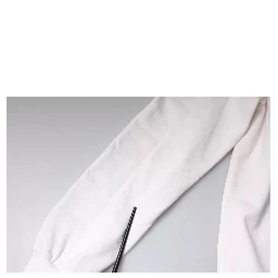 White Caesar Cotton Hooded Pullover Sweater