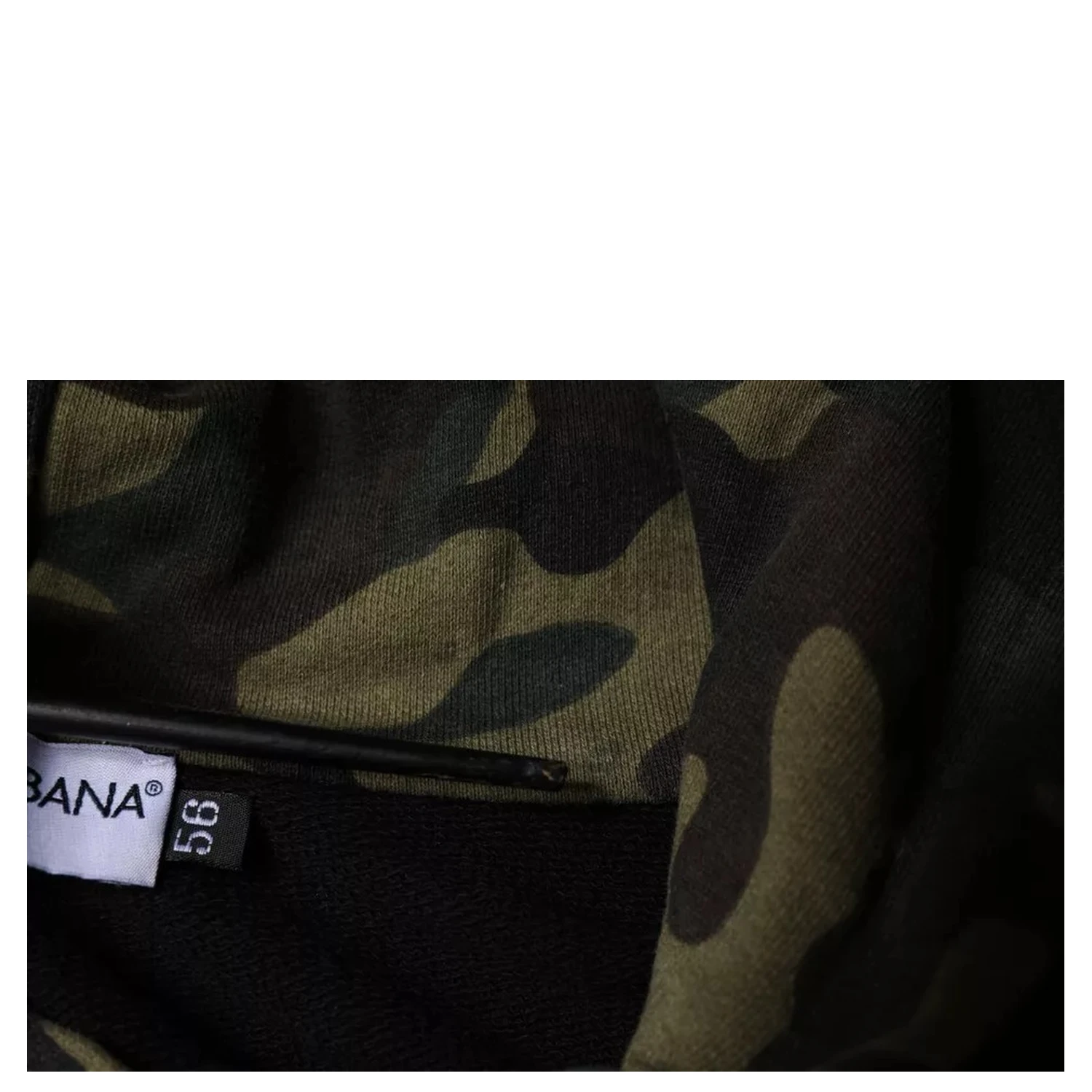 Black Camouflage Hooded Sweatshirt Sweater