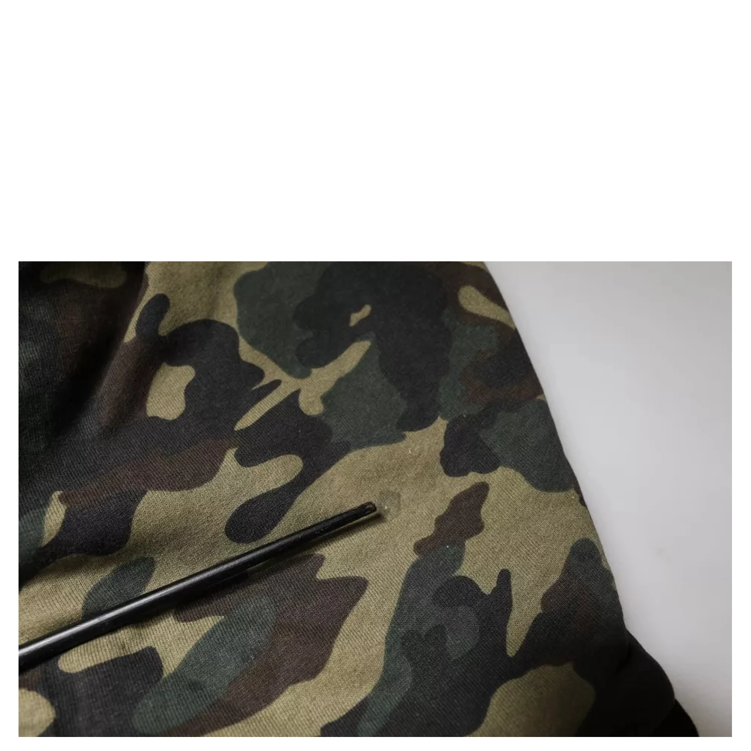 Black Camouflage Hooded Sweatshirt Sweater
