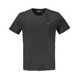 Black Cotton T-Shirt