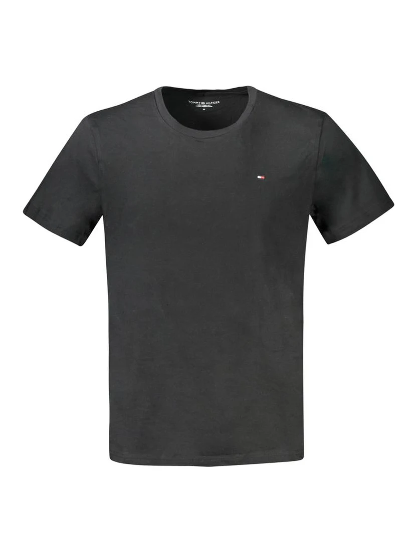 Black Cotton T-Shirt