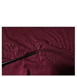 Maroon Cashmere V-neck Men Pullover Sweater
