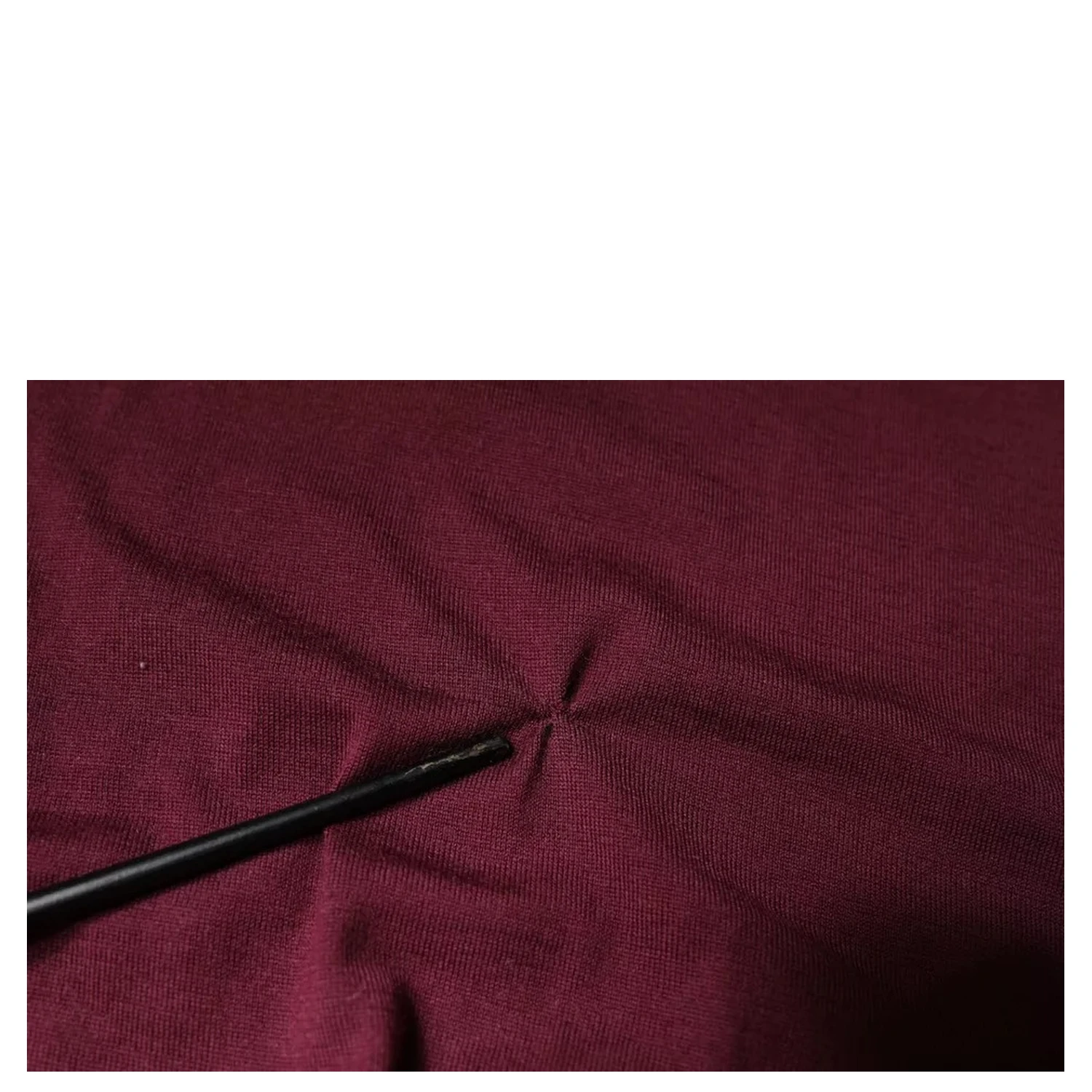 Maroon Cashmere V-neck Men Pullover Sweater