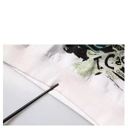 White Caesar Cotton Hooded Pullover Sweater